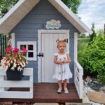 drewniany domek do ogrodu