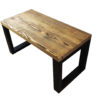 stolik w stylu loft drewniany