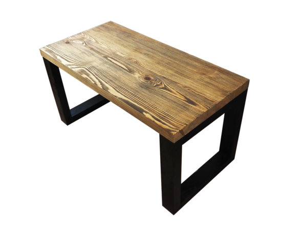 stolik w stylu loft drewniany