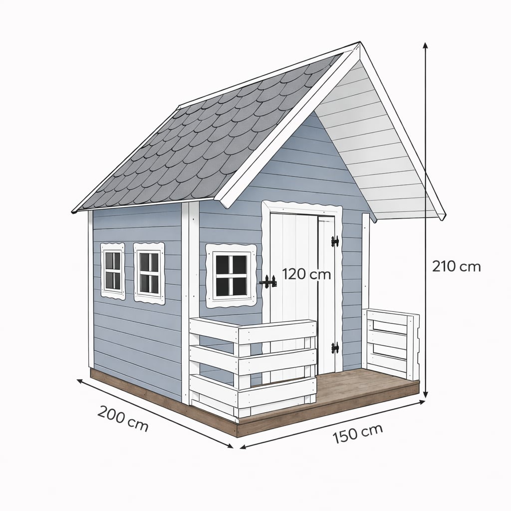duzy-domek-ogrodowy-wymiary Duży domek ogrodowy dla dzieci z wymiarami